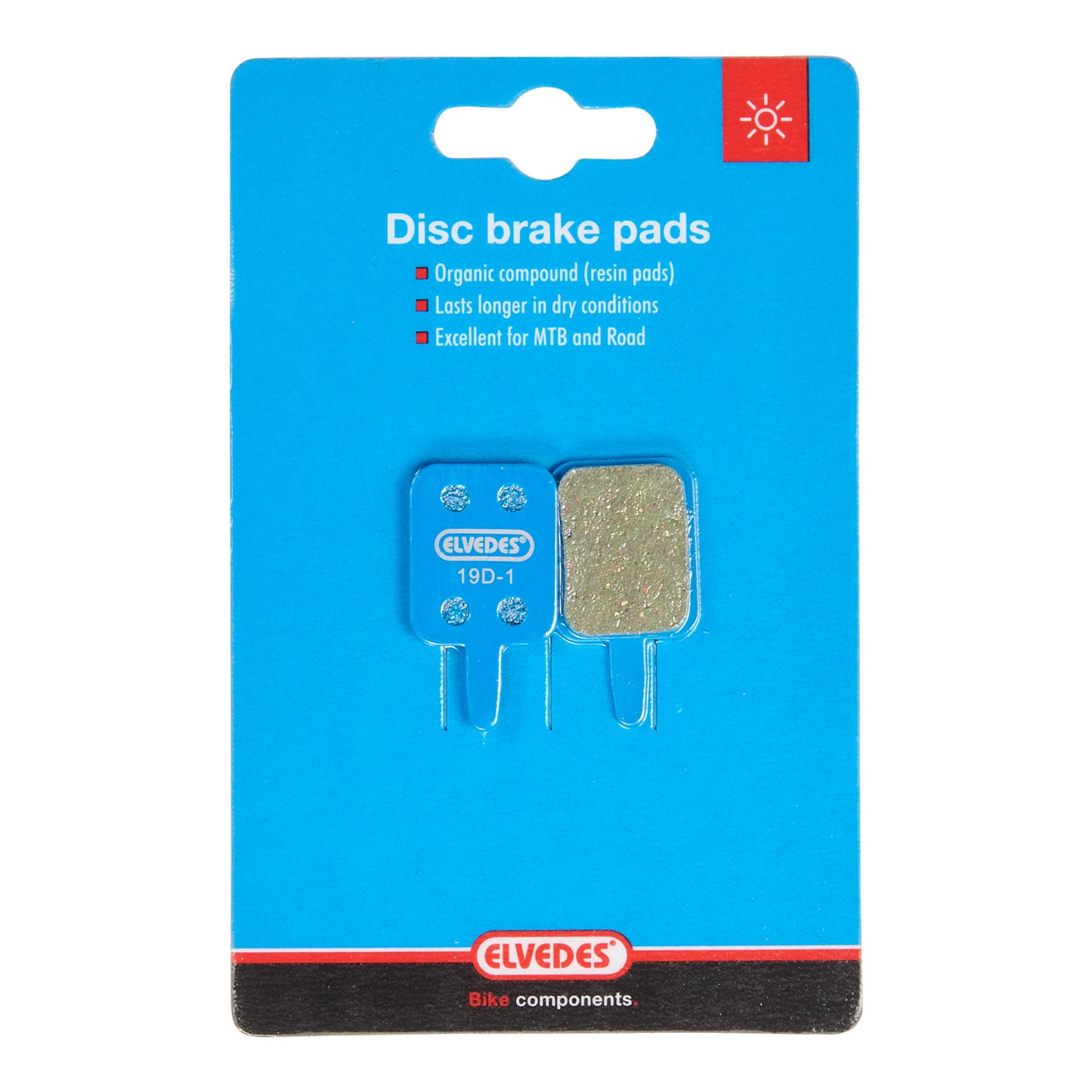 Elvedes 6881 disc brake pad compatible with Asses Mechanical