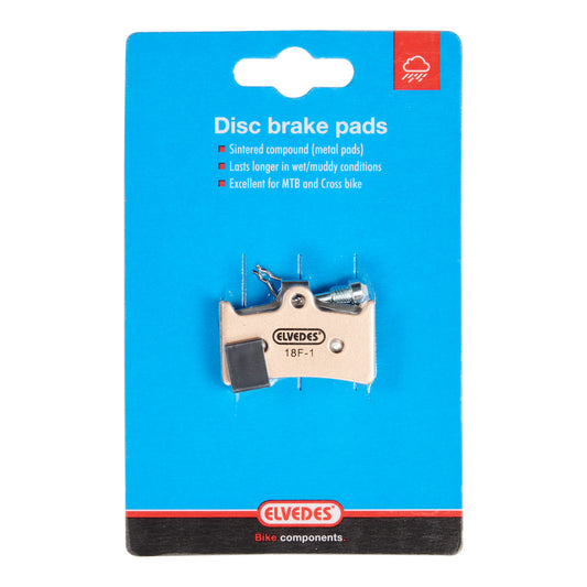 Elvedes 6899S disc brake pad compatible with Hope V4 sintered