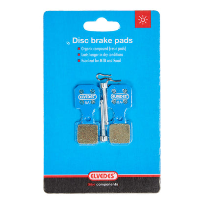 Elvedes 6904 disc brake pad compatible with Magura MT5/7 2 pairs + 2 bolts