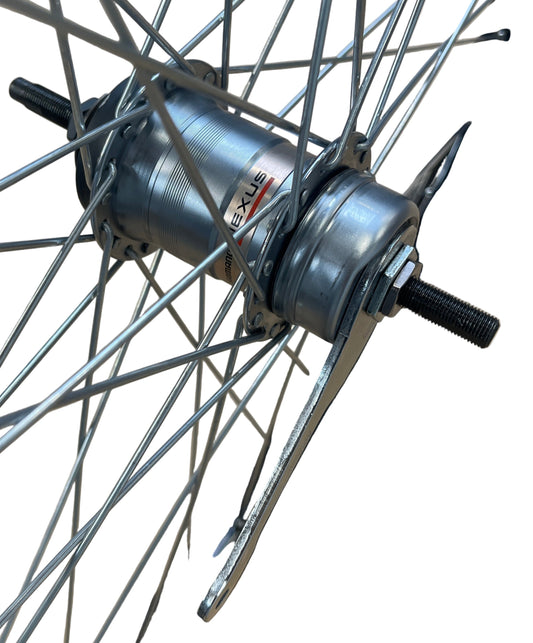 Achterwiel 28" - 635 V38 oma zwart Ryde zink spaken Nexus 3GRN