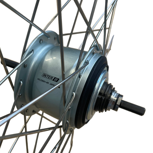 Achterwiel 811848 28" 19-622 Alu ZAC2000 Shimano 8 RB incl. draaigreep en toebehoren