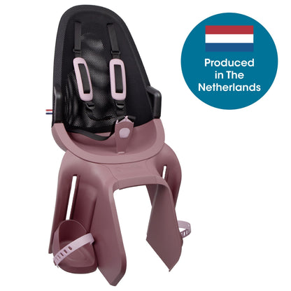 Qibbel Air Q978 Plum Rose achterzitje dragerbevestiging