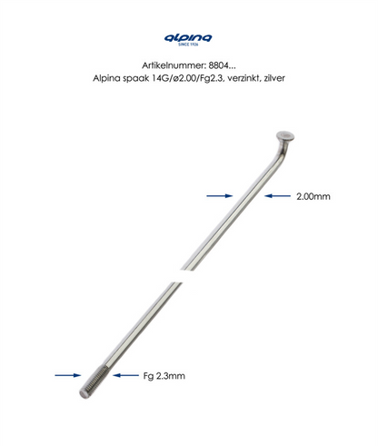Alpina spaak 14x260