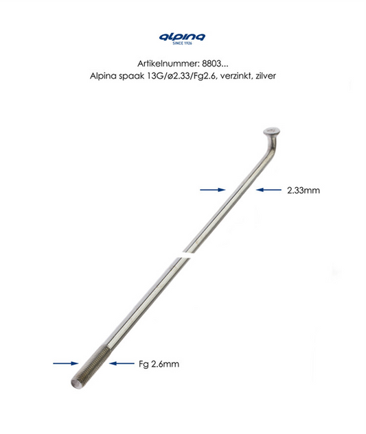 Alpina spaak 13x308