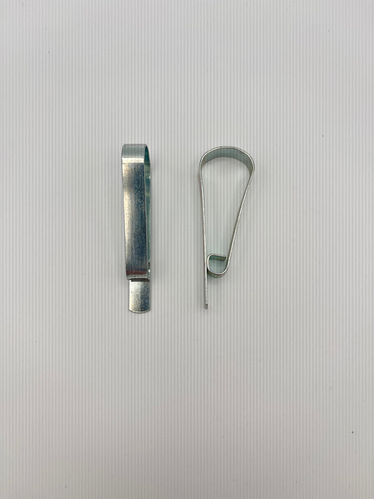 Broekklem chroom / haarspeld (per paar) - 345210