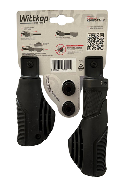 Wittkop Medicus Comfort set handvatten 135/95 mm met alu klem