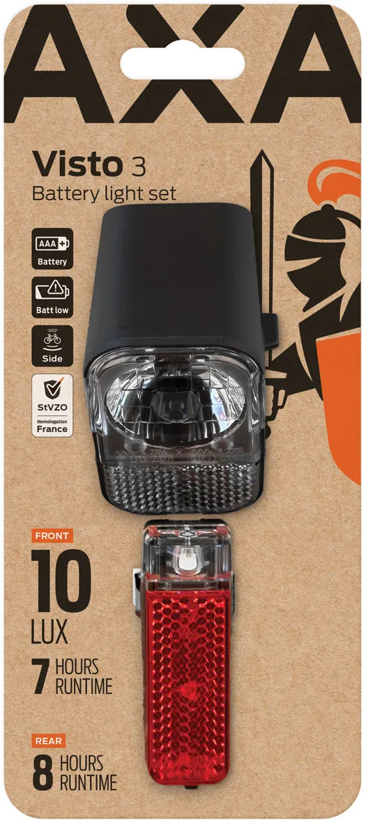 AXA Visto 3 batterij verlichting set
