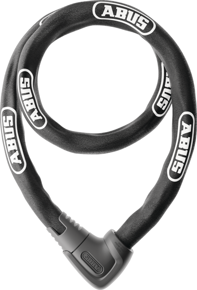ABUS ringslot 6950ML R BK OE XpPlus / ketting 9809K/140 BK gl. Steel-O-Chain ART2-One Key Option