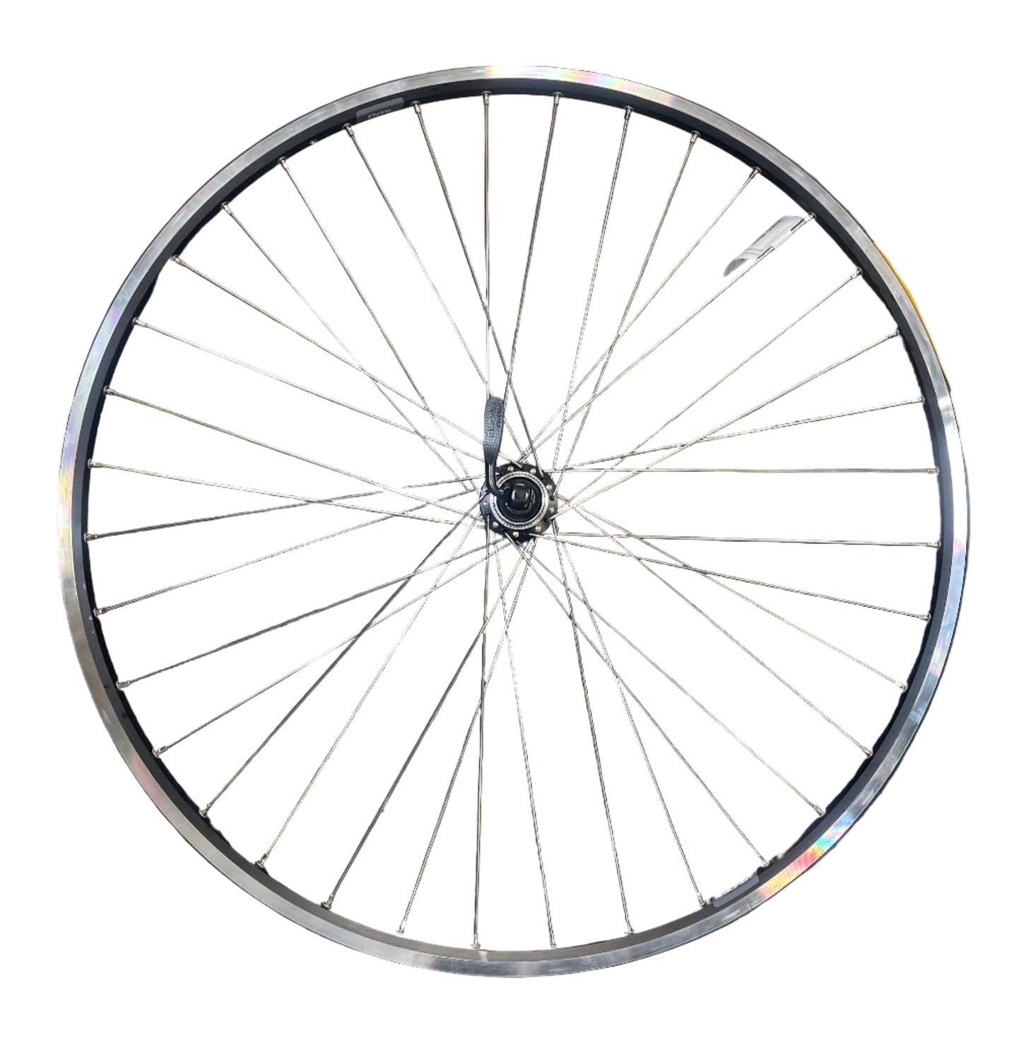 Achterwiel 813635 28" race 13-622 alu. zwart Chrina Shimano cassette QR centre lock