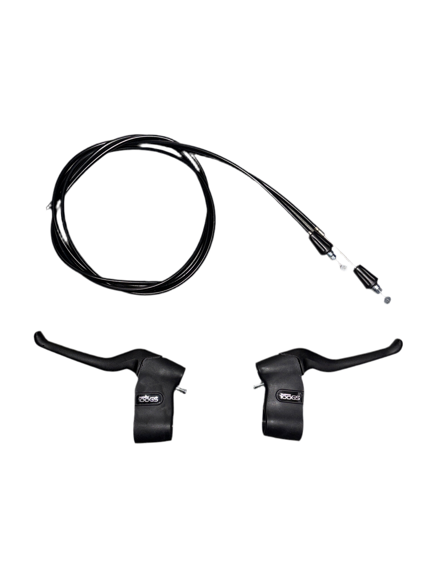 Shimano BLM101A remgrepen set zwart +kabels