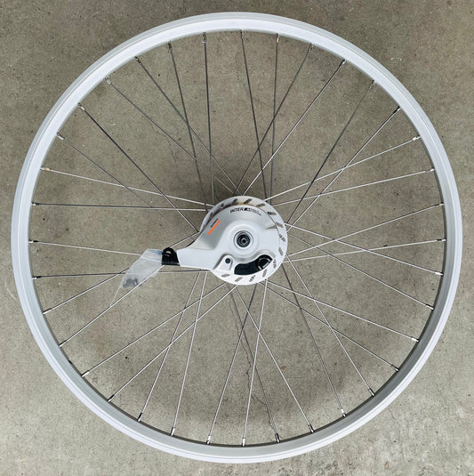 Achterwiel 28" - 622 Dynamic alu zilver RVS spaken Nexus 7 RB