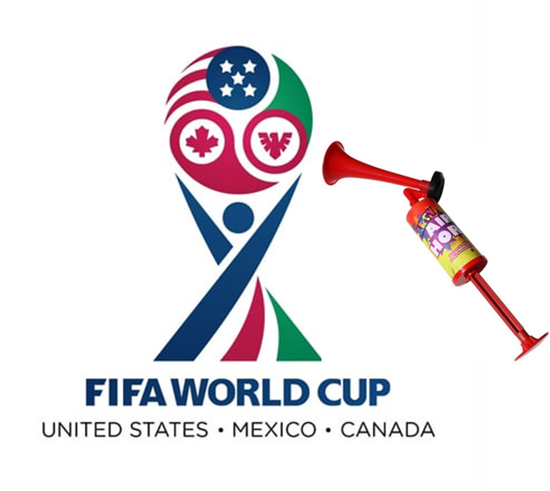 Party Air Horn ZM1102  -  "WK 2026 TOETER"