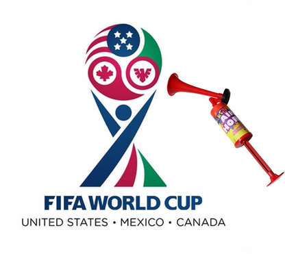 Party Air Horn ZM1102  -  "WK 2026 TOETER"