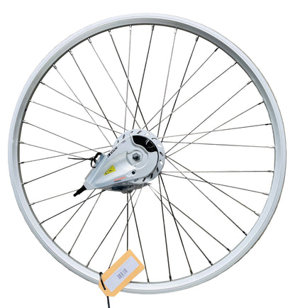 Voorwiel 28" - 622 Dynamic alu zilver RVS spaken naafdynamo RB