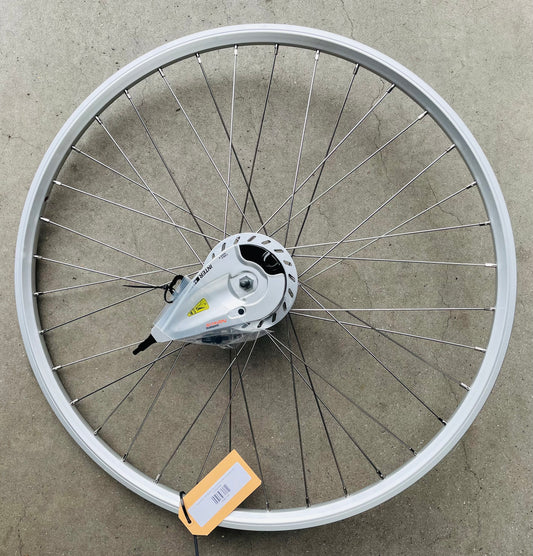 Voorwiel 28" - 622 Dynamic alu zilver RVS spaken naafdynamo RB