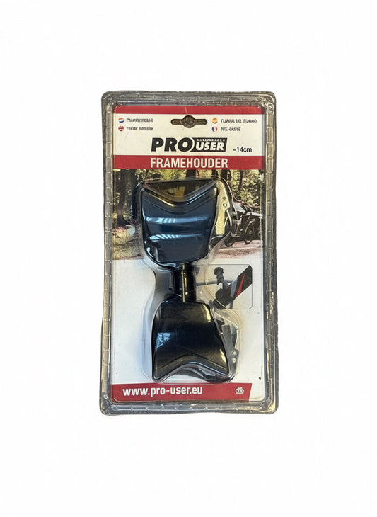 Pro User framehouder 14 cm. met 2 straps blister - 99700