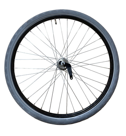 Achterwiel 28" - 622 V38 Cargo zwart Ryde zink spaken SA S2C naaf incl. B+b 50-622 Zepplin grijs