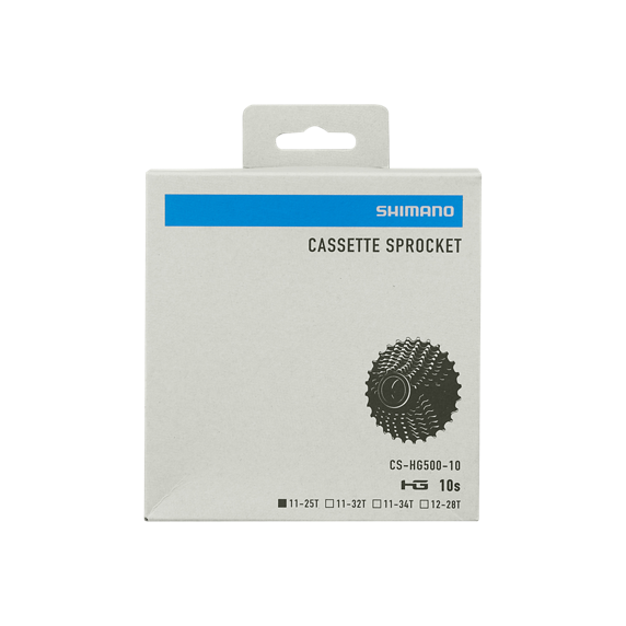 Shimano ICSHG50010125 cassette CS-HG500 10-speed 11-12-13-14-15-17-19-21-23-25T