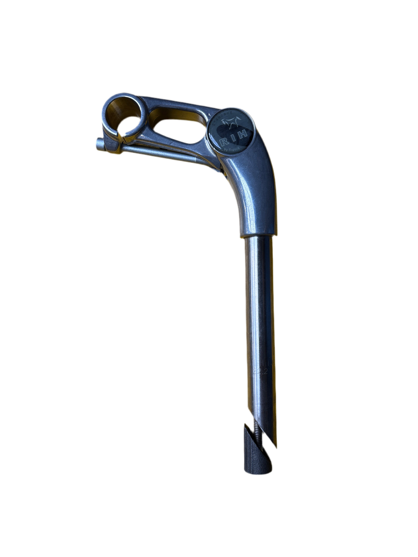 TranzX  JD-ST17-1 verstelbare stuurpen type RIH zilver 22.2 mm.