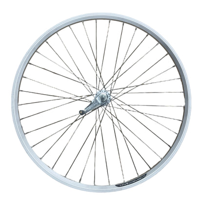 Achterwiel 28" - 622 Dynamic alu zilver RVS spaken Shimano remnaaf