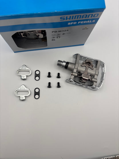 Shimano EPDM324 pedalen m/cleats enkelzijdig SPD
