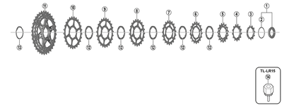 Shimano ICSHG70011134 cassette 105 CS-HG700 11-speed 11-13-15-17-19-21-23-25-27-30-34T