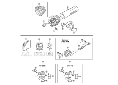 Shimano ESL3S35EALSC Revo Shifter Nexus 3 spd. zwart