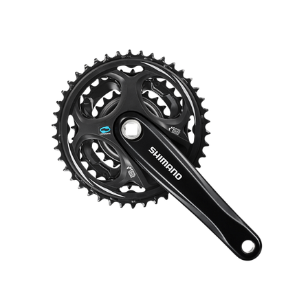Shimano EFCM311C222XL crankstel Altus 7/8 spd. 170/42x32x22 zwart (- 4.5 mm diep)