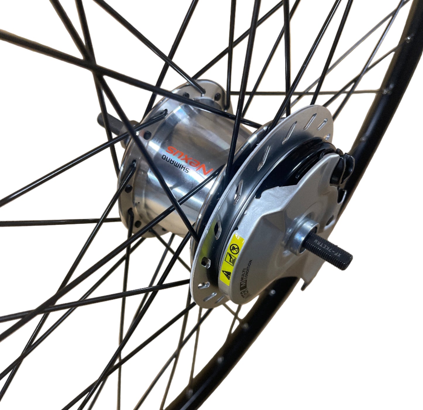 Achterwiel 28" - 622 Dynamic zwart/zwarte spaken Nexus 7 RB