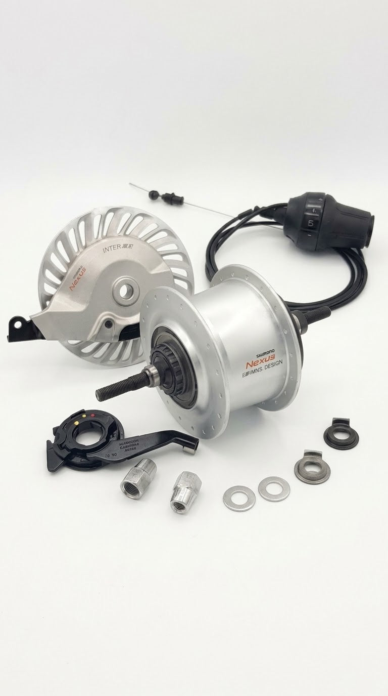 SHIMANO Nexus versnellingsnaaf 5-speed 36 G zilver cpl.