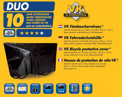 VK fietsbeschermhoes Duo zwart  - nr. 13