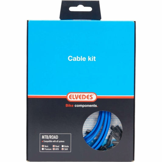 Elvedes 2015006 ATB/RACE schakelset RVS universeel BLAUW