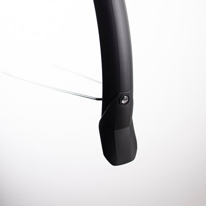 Eurofender spatbord achter Mudguard Lampo 28"- 58 mm. mat zwart