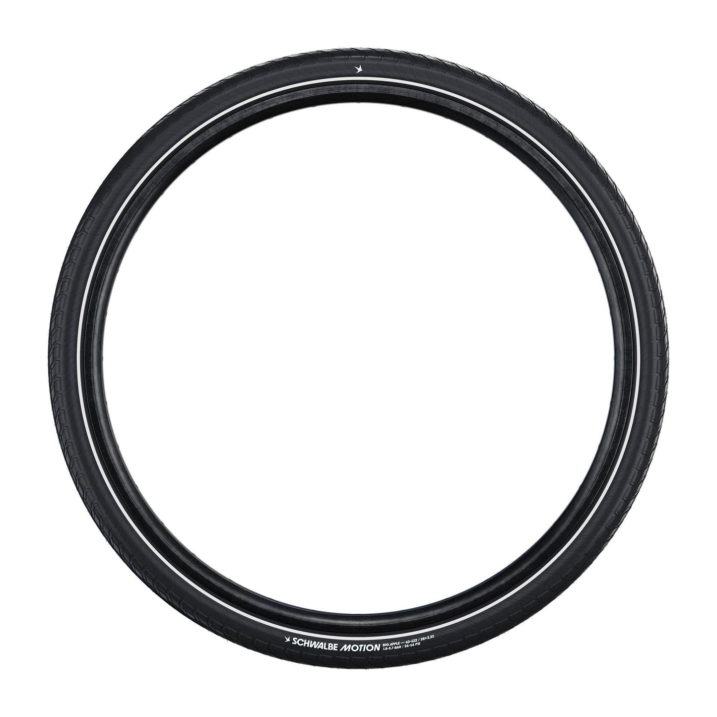 Bub. 55-406 / 20x2.15 HS 632 Schwalbe Motion Big Apple RaceGuard B/B-SK+RT Addix Green - 11159655