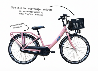 ALDO Wave Carino 24" meisjesfiets 3GRN - roze