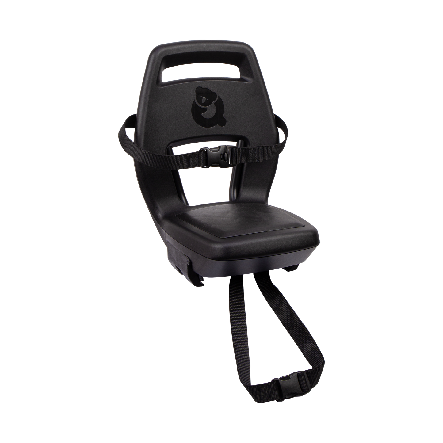 Qibbel Q340 Junior 6+ zitje zwart/zwart incl. voetsteunen en voetbeschermingsplaten