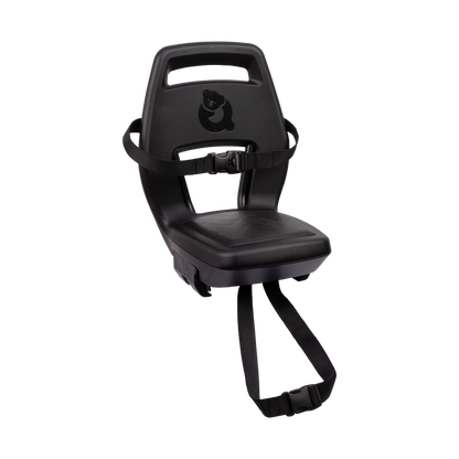 Qibbel Q340 Junior 6+ zitje zwart/zwart incl. voetsteunen en voetbeschermingsplaten