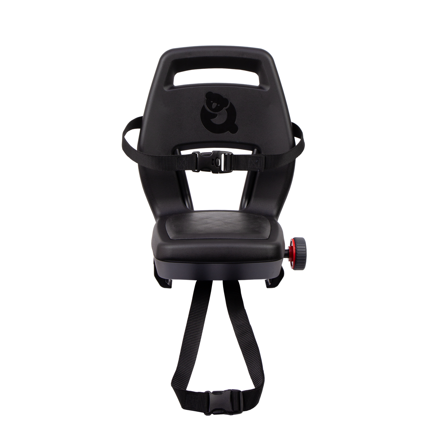 Qibbel Q340 Junior 6+ zitje zwart/zwart incl. voetsteunen en voetbeschermingsplaten