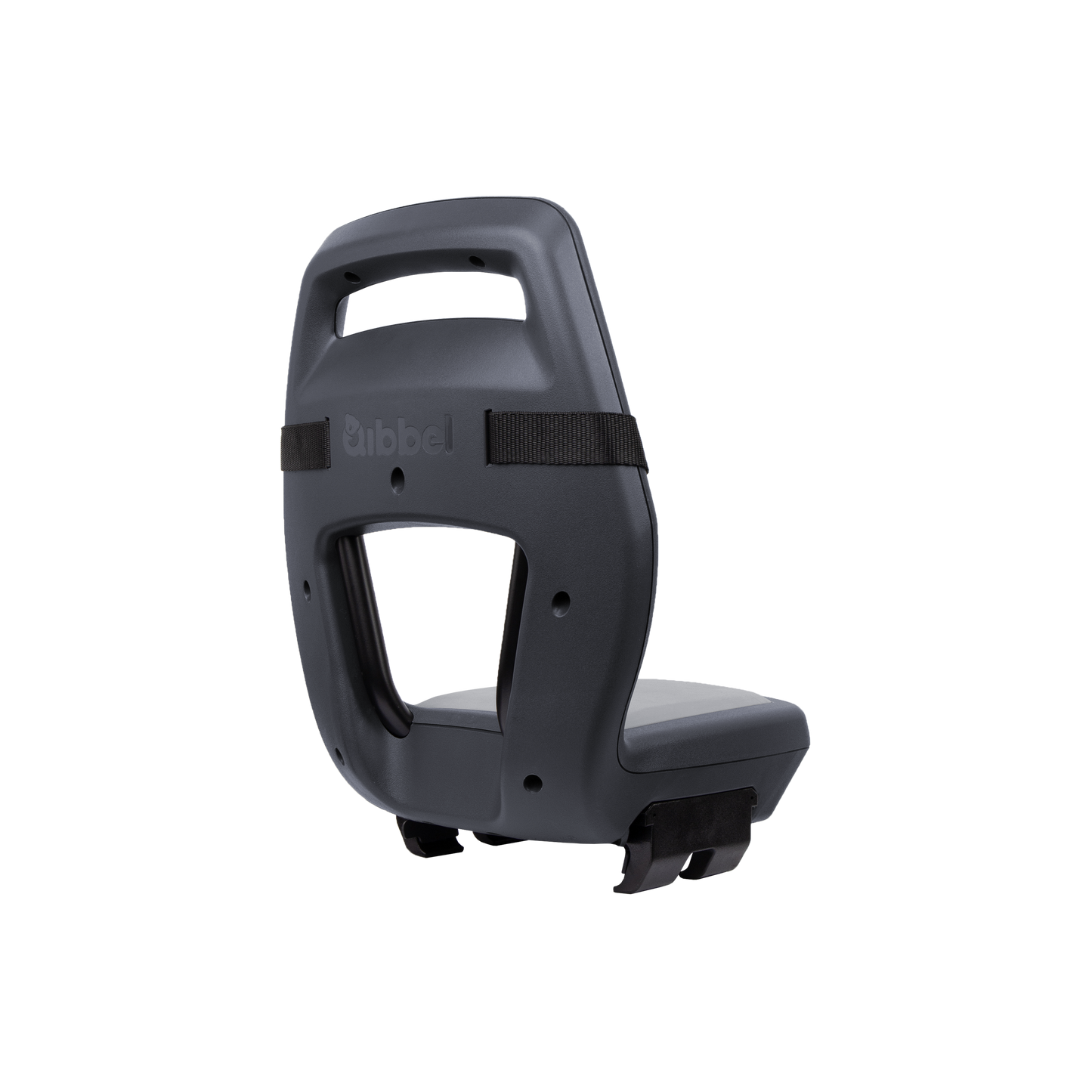 Qibbel Q341 Junior 6+ zitje antraciet/grijs incl. voetsteunen en voetbeschermingsplaten