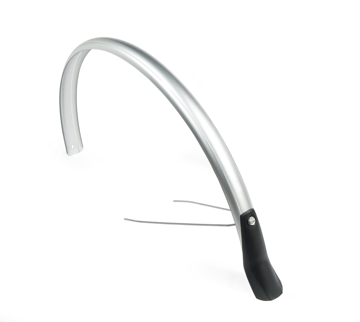 Eurofender spatbord achter Snello 28" - 51 mm. zilver