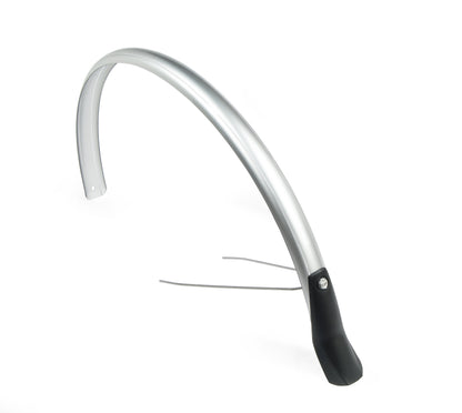 Eurofender spatbord achter Snello 28" - 51 mm. zilver
