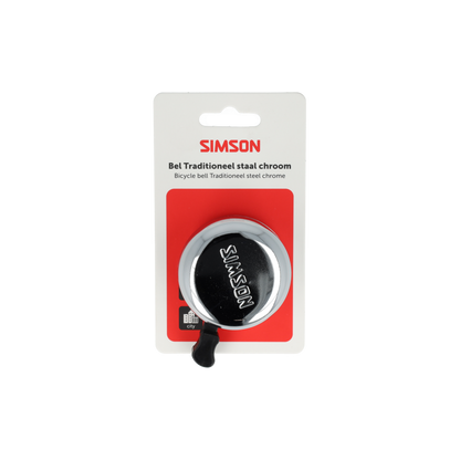 Simson S020100 bel Traditioneel chroom staal