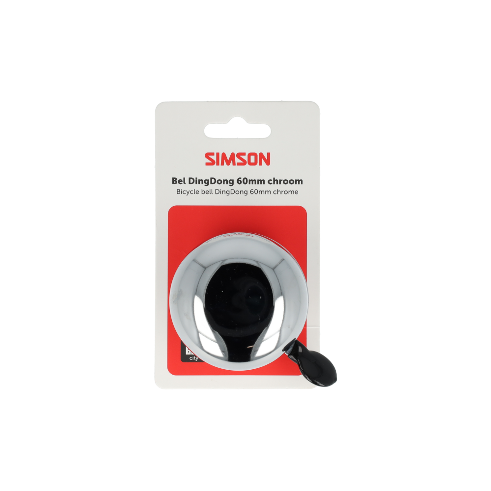 Simson S020191 bel DingDong chroom 60mm