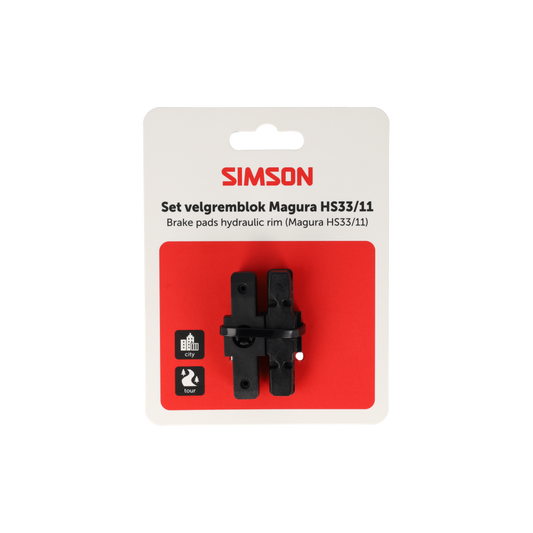 Simson S020208 remblokken Magura hydraulische velgrem HS33/11