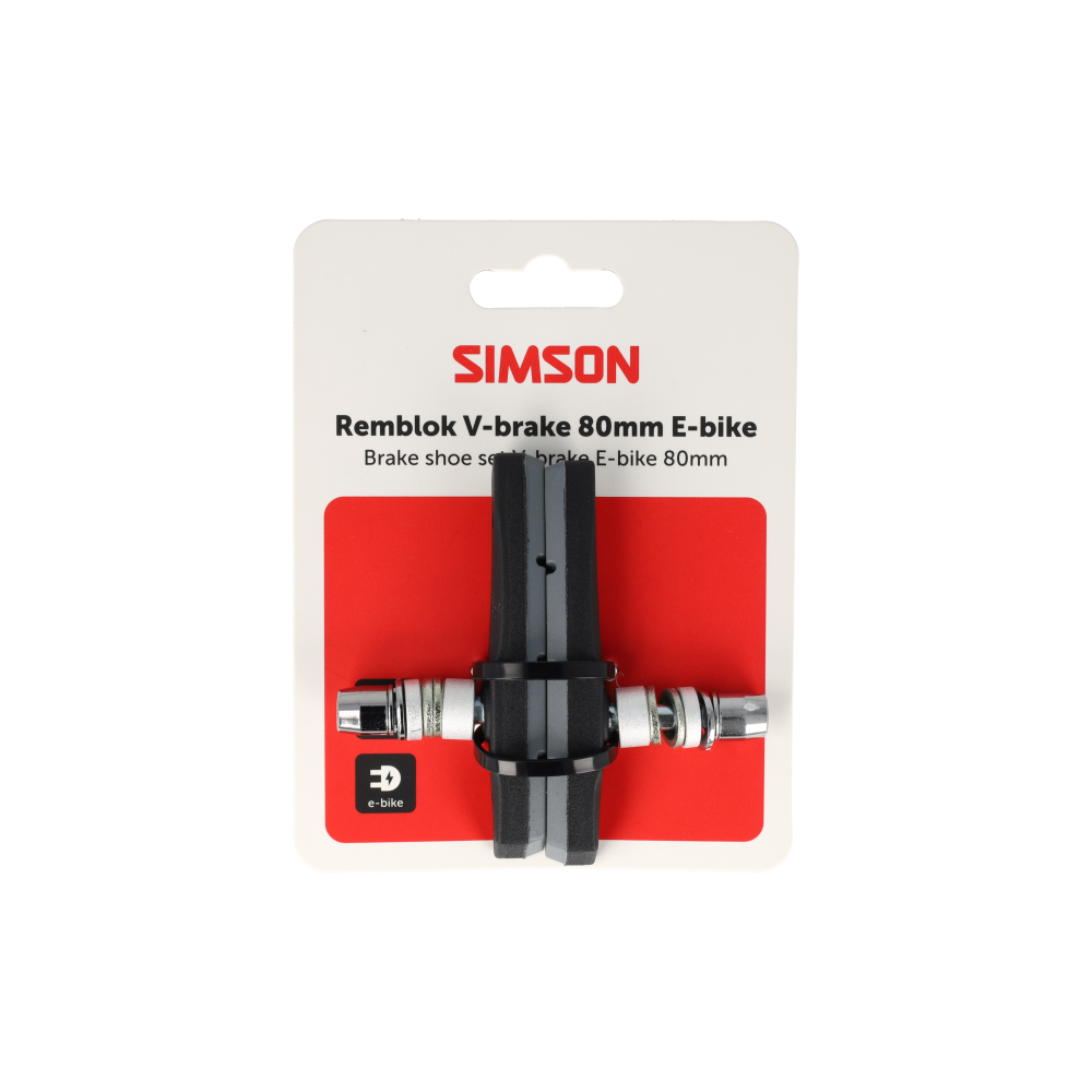 Simson S020209 remblokken E-bike V-Brake 80mm