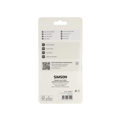 Simson S020212 binnenkabel rem Universeel