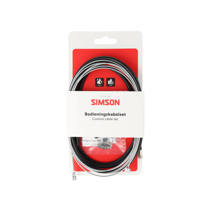 Simson S020219 remkabelset compleet Universeel zwart