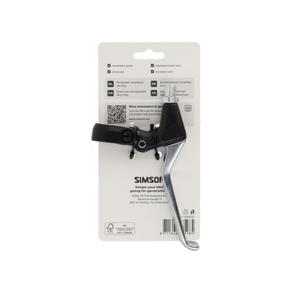 Simson S020235 remhendelset verstelbaar lange greep alu/zwart