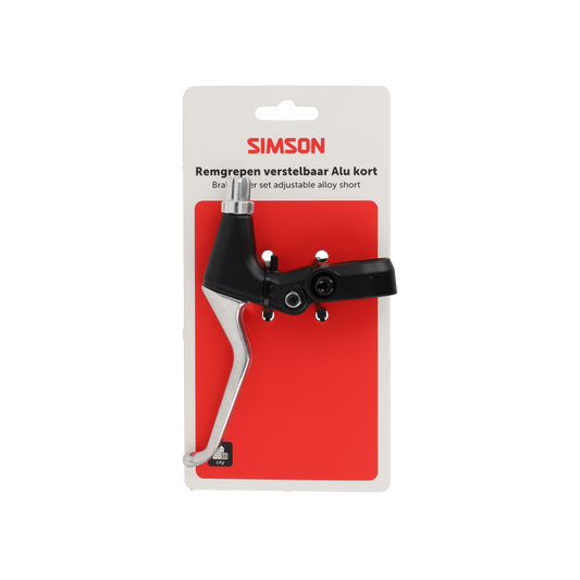 Simson S020236 remhendelset verstelbaar korte greep alu/zwart