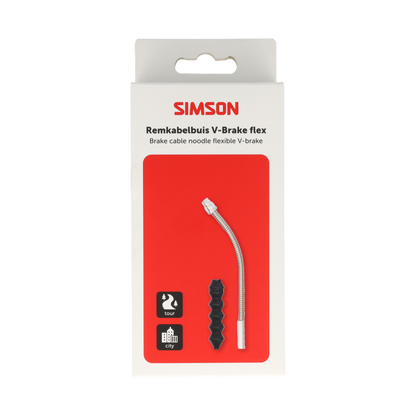 Simson S020238 remkabelbuis V-Brake flexibel incl. rubber